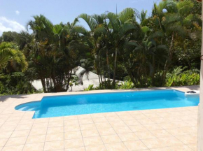 Villa charmante à Petit-Bourg avec piscine privée et jardin.
